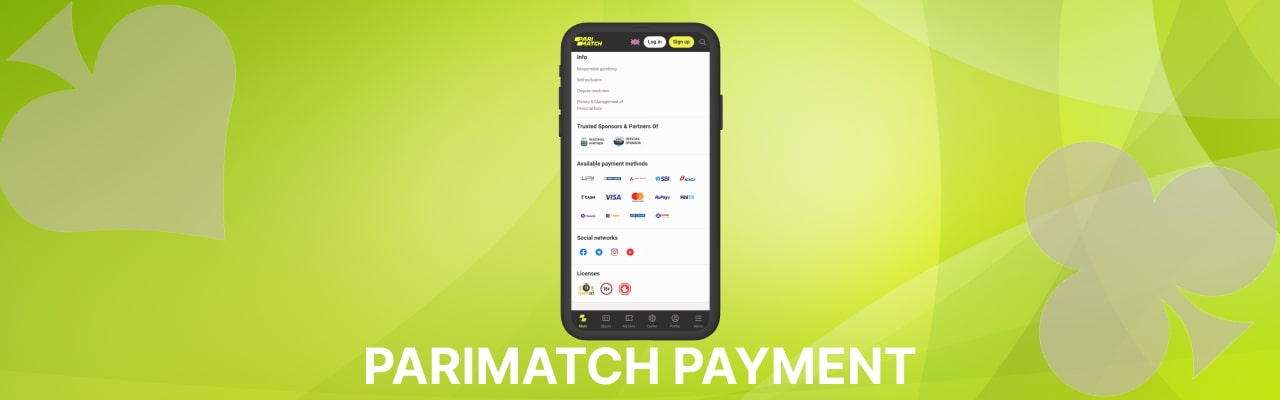 Parimatch payments