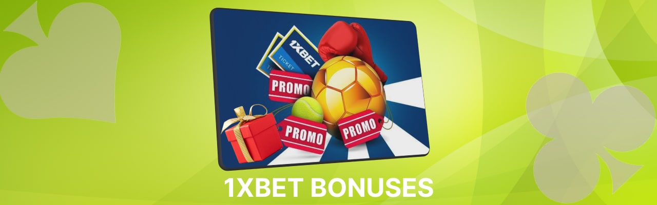 1xBet bonuses promotions