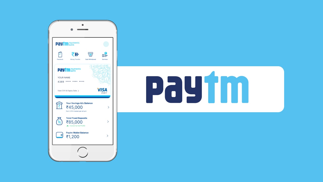 deposit and withdrawals with paytm