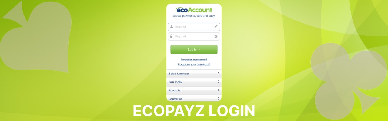 Ecopayz login