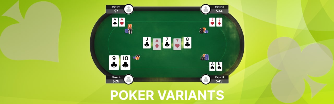 Popular poker online variants