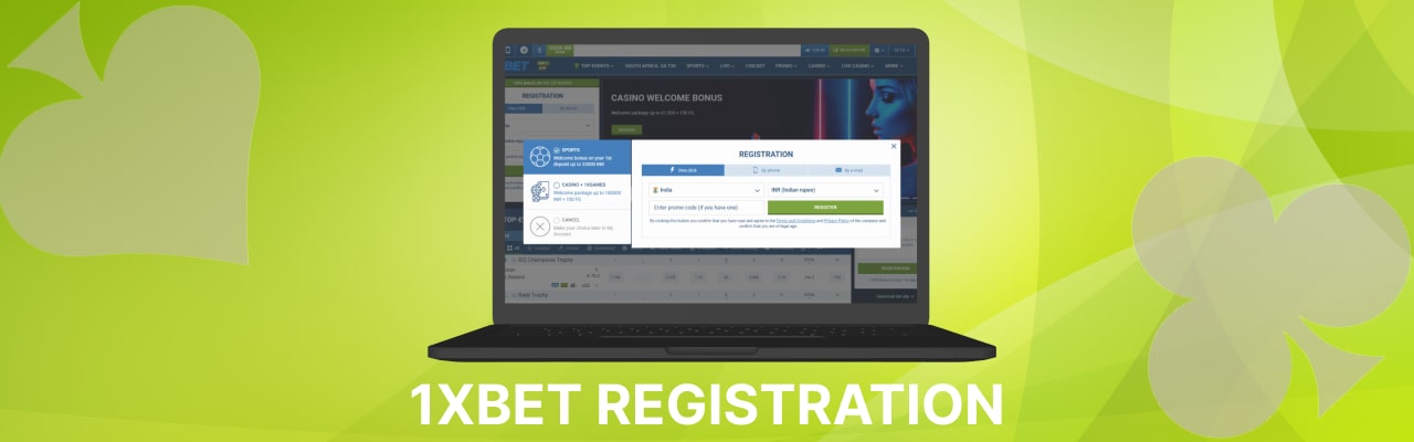 1xbet registration