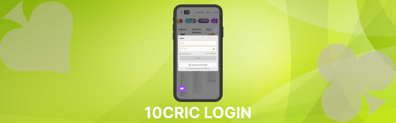 10Cric login