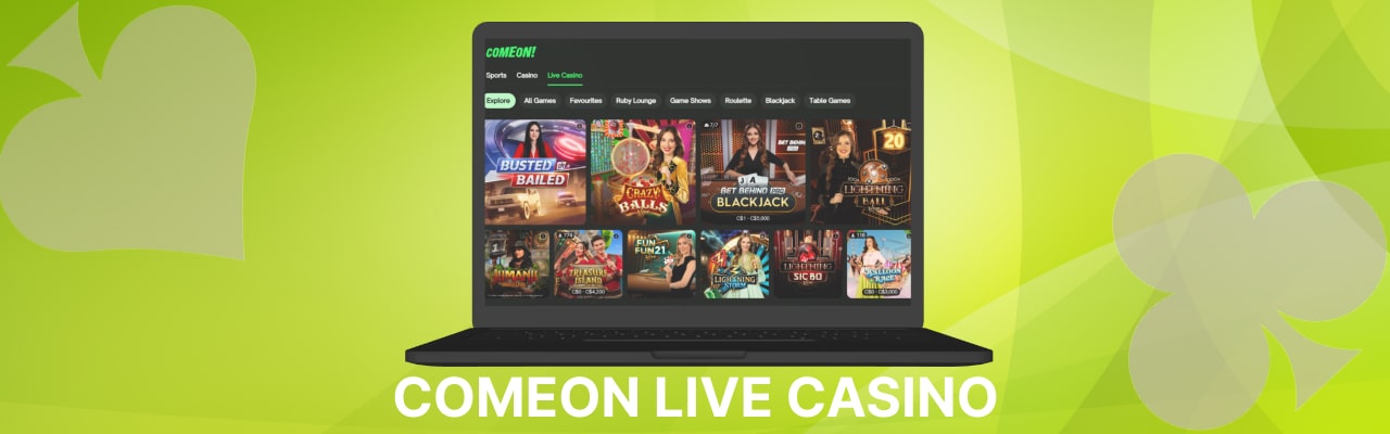 Comeon live casino