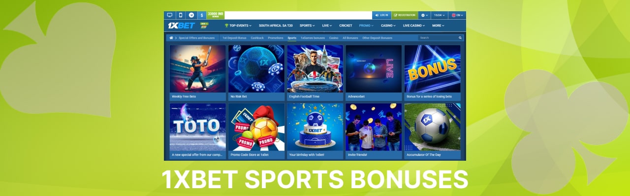 1xbet sports bonuses