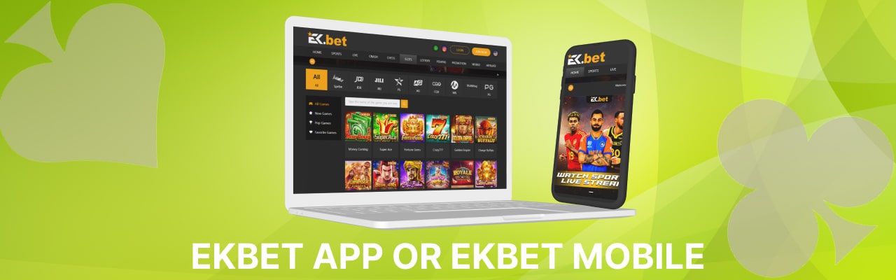 Ekbet app and ekbet mobile