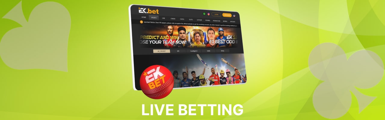 Ekbet live betting