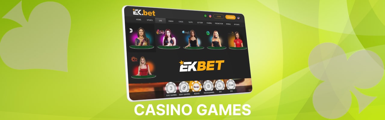 Ekbet online casino games