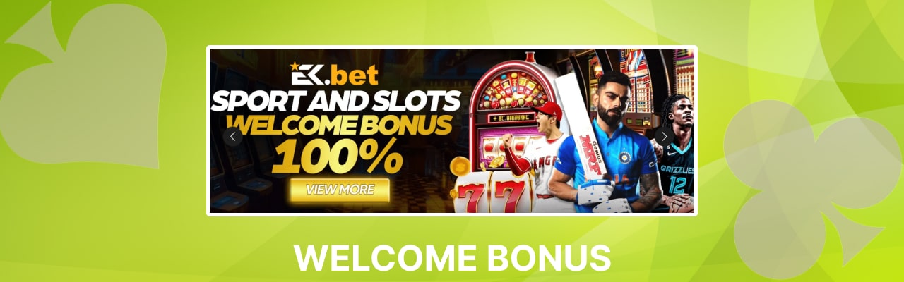 Welcome bonuses at ekbet app