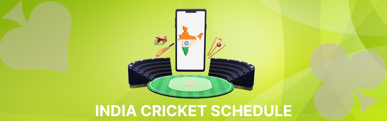 India cricket schedule