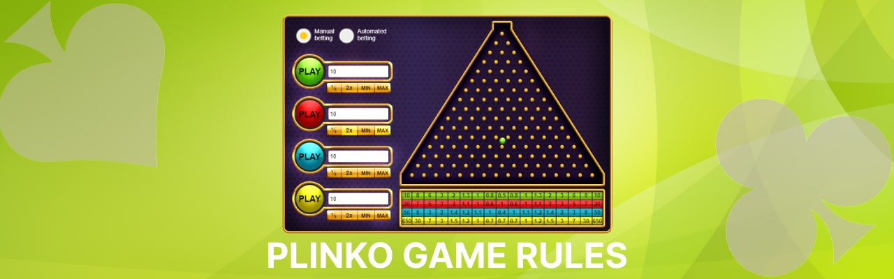 Plinko game rules