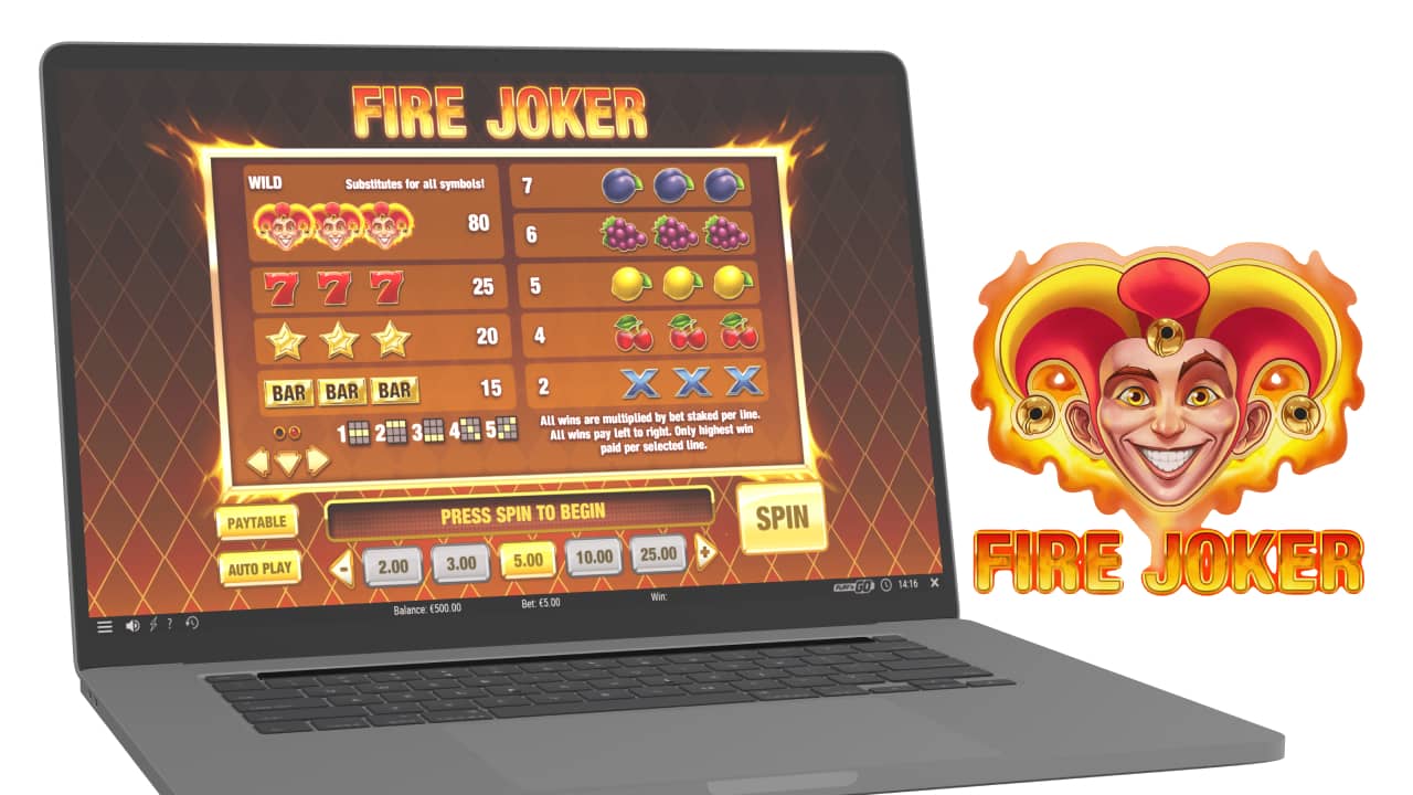 Fire Joker online slot symbols
