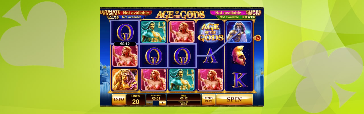 Play age of the gods slot game