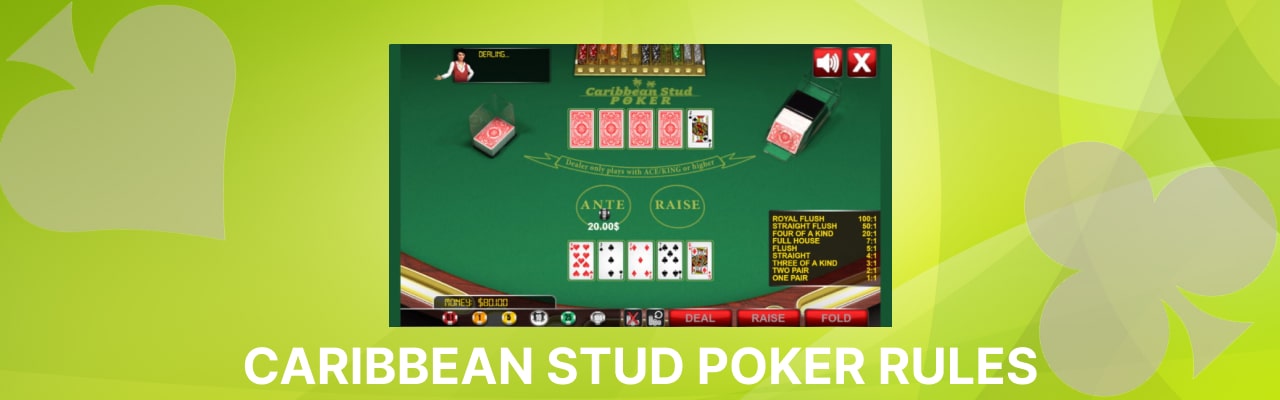 Caribbean stud poker online rules