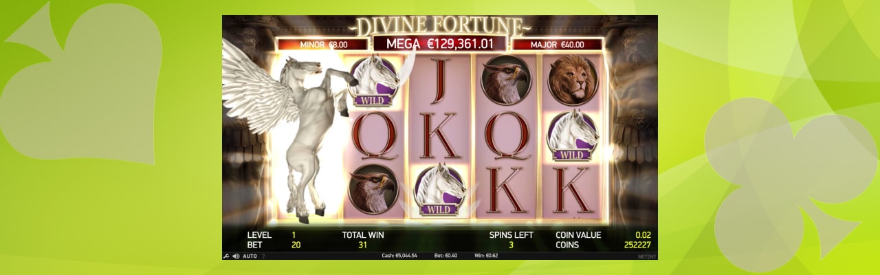 Play divine fortune slot