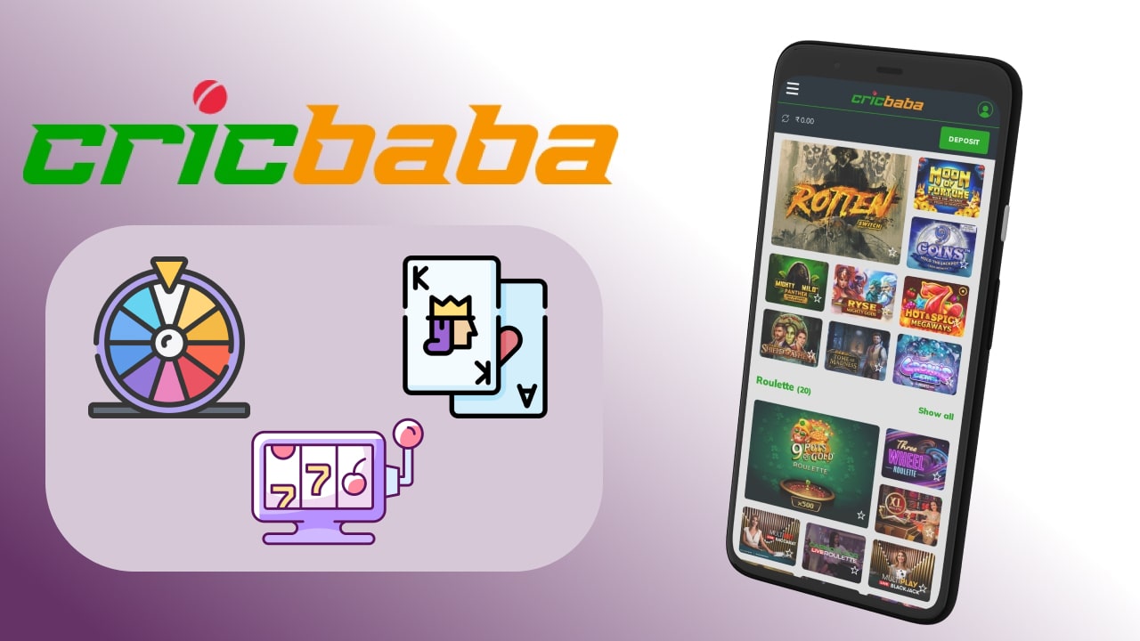 Cricbaba app casino games
