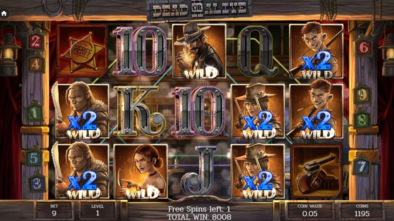 Dead or Alive 2 slot game free spins