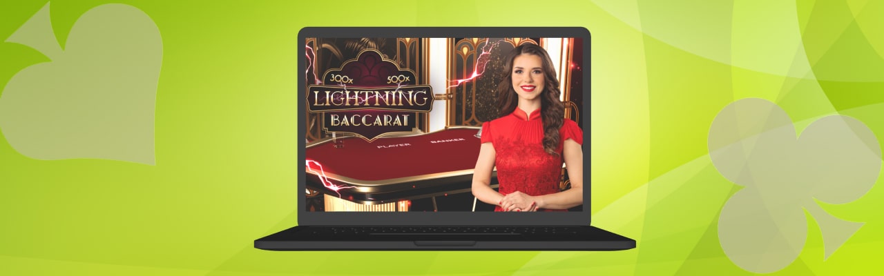 Lightning baccarat game