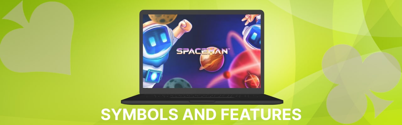 Spaceman crash game symbols and features