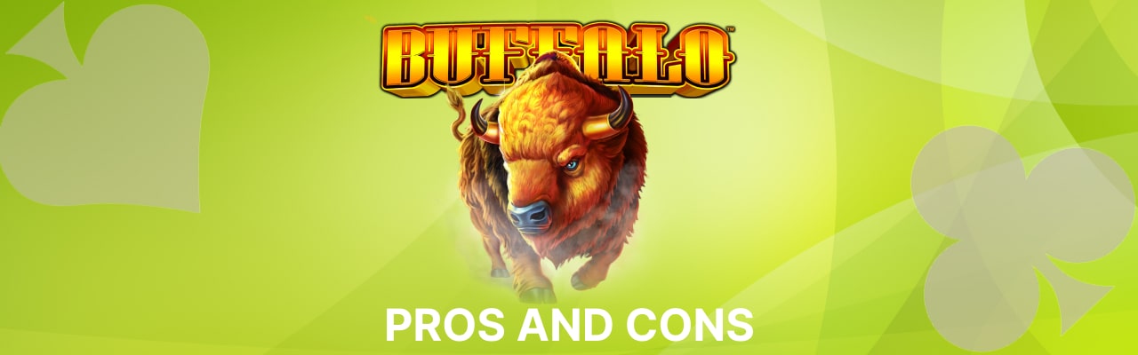 Pros and cons of buffalo slot