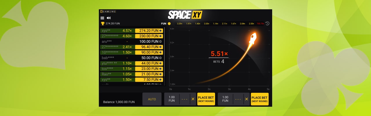 Space xy features