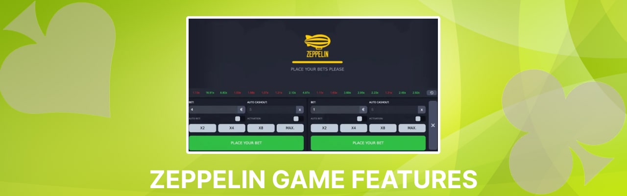 Zeppelin game features