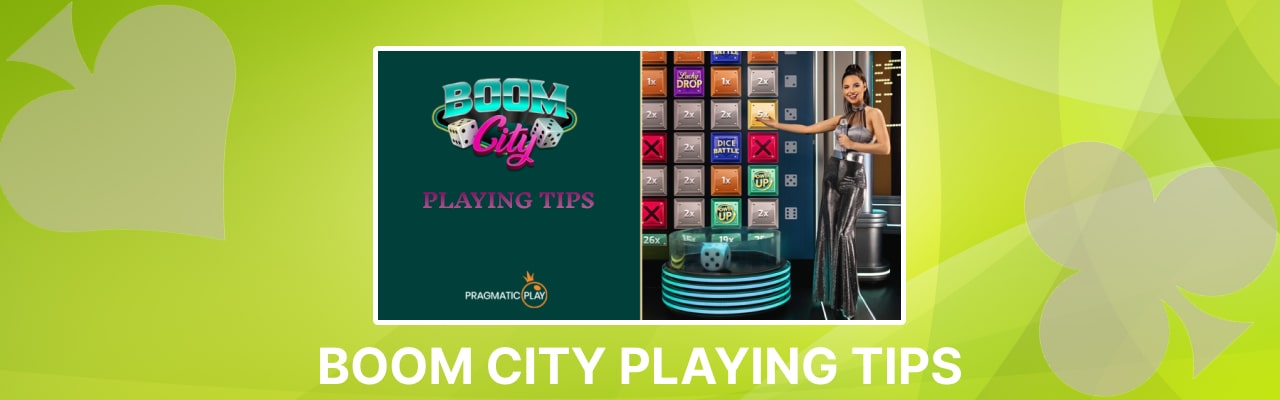 Boom city playing tips