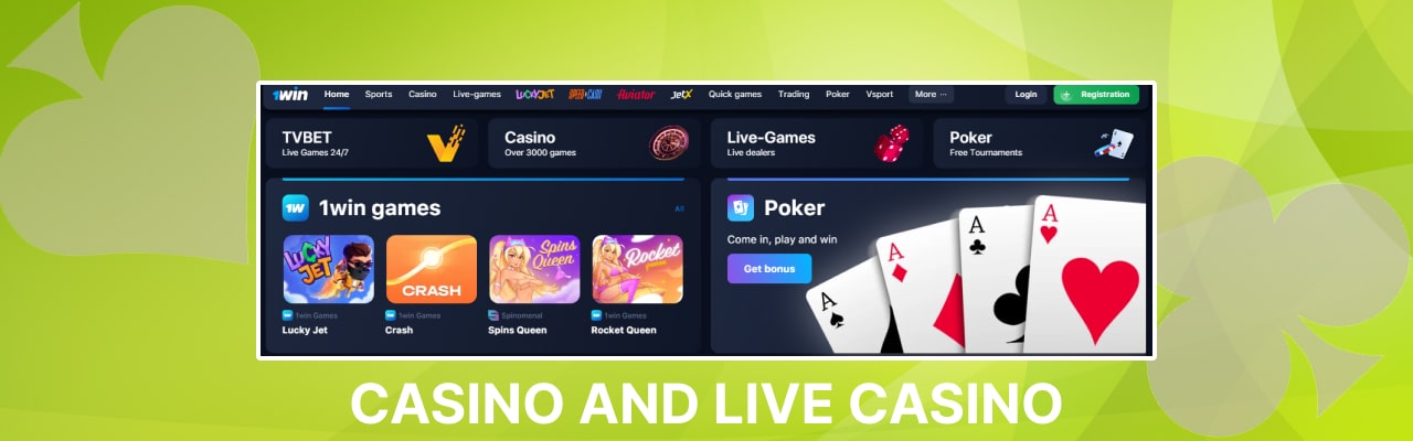 1Win casino live