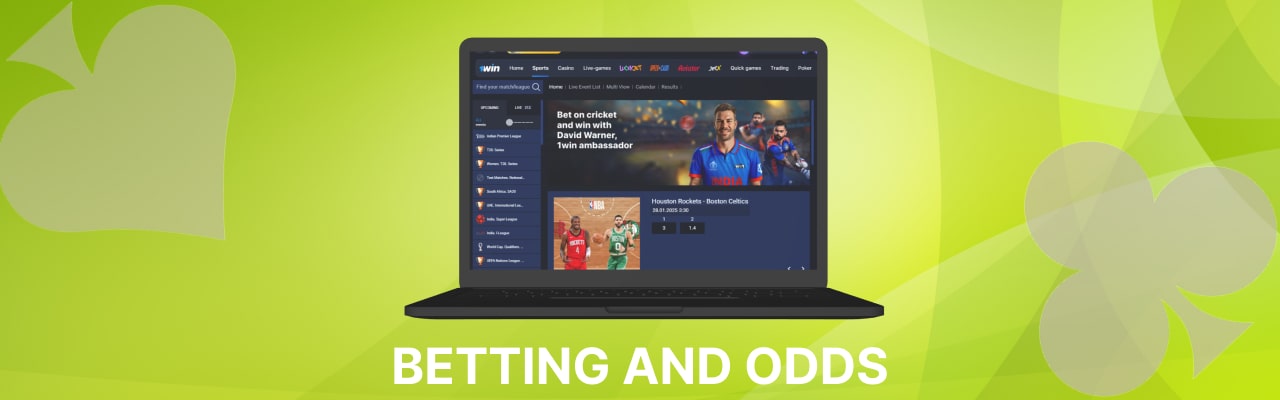 1Win online betting odds