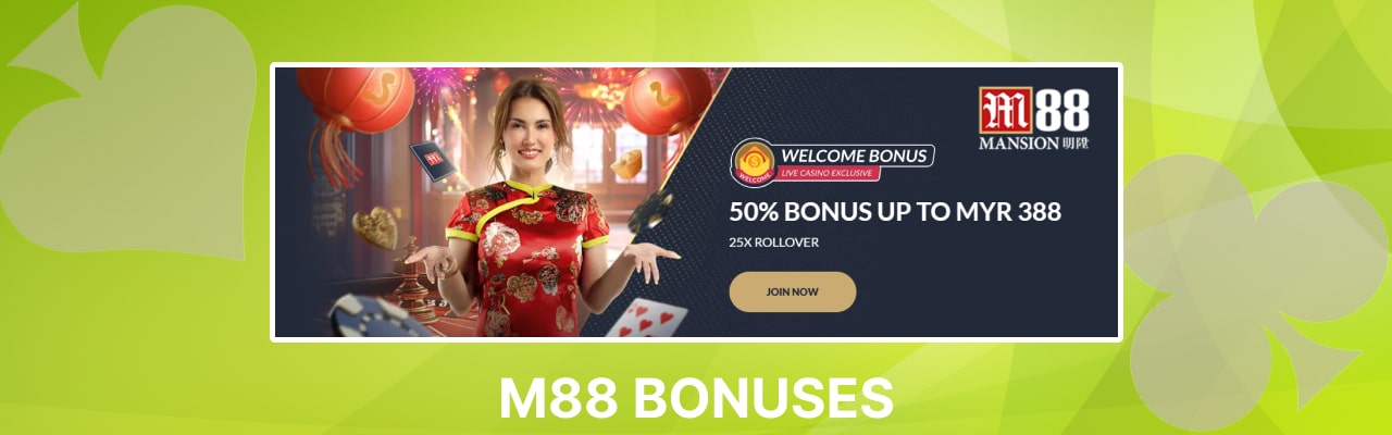 M88 bonuses