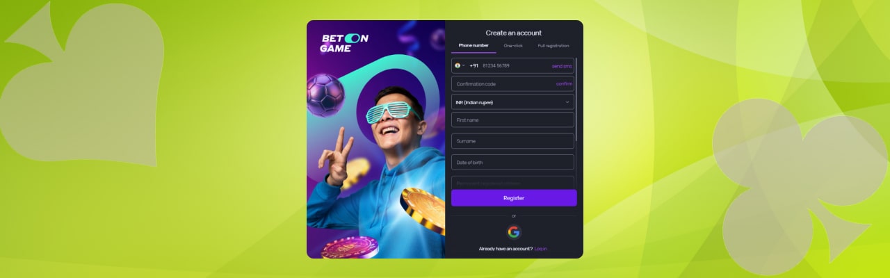 Betongame casino account