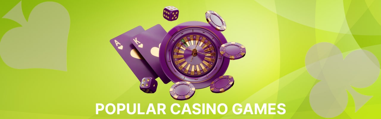 Play popular online casino games