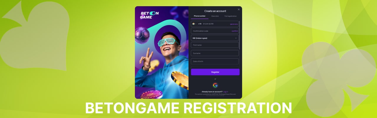 Betongame registration