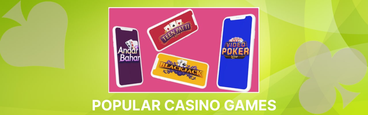 Casino games at casino apps in india