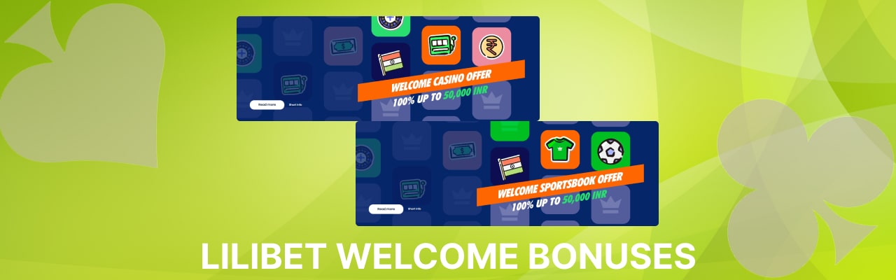 Lilibet india welcome bonuses