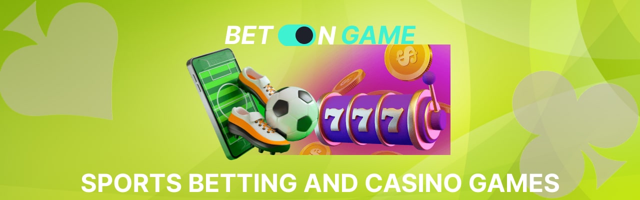 Sports betting and casino games at betongame app